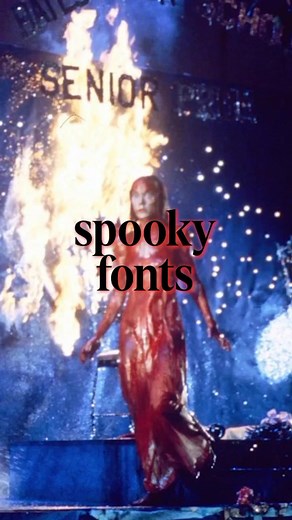 Halloween Spooky Scary Fonts for Your Edits