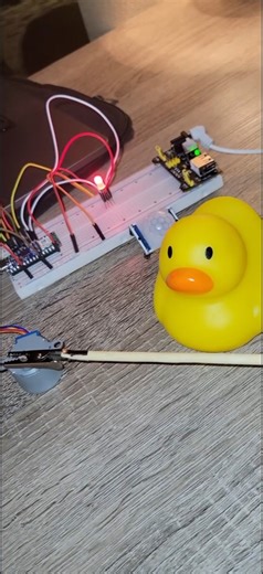 Smart Parking System with Stepper, Motion Sensor & LED – DIY Arduino Hack#automobile #smartdevices