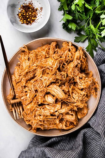 Instant Pot Pulled BBQ Chicken