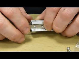 How to join rail using fishplates to allow for expansion and contraction.