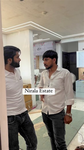 Work in Progress at Nirala Estate 1385 sqft 3BHK. | Royal Home Decor