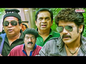 Ragada Hindi Dubbed Full Movie Scenes | Nagarjuna, Anushka | Brahmanandam | Priyamani |Aditya Movies