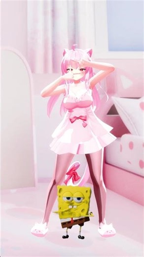 Big Guy(SpongeBob Dance) #MMD #shorts