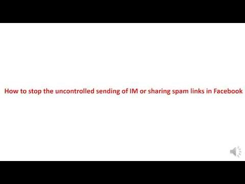 How to avoid and stop sending spam messages on Facebook