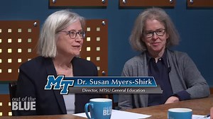 In this "Out of the Blue" clip, learn about True Blue Core that is launching this summer and what value it will bring to students. Watch the full interview on True Blue TV or on YouTube ➡️ https://bit.ly/431QiCq. It is also available as a podcast on iTunes and Google Play and as individual interview segments on Spotify at https://spoti.fi/453hxg3. | Middle Tennessee State University (MTSU)