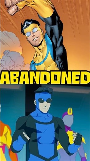 Why Mark Abandons His Dark Suit in Invincible #invincible #comics #shorts