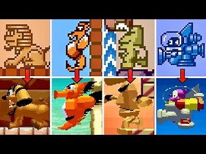 Super Mario Land All Bosses - Gameboy Color vs. SNES