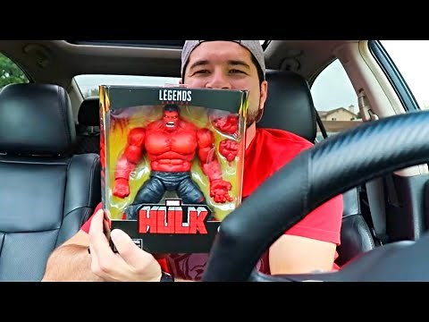 THIS ACTION FIGURE IS INSANE! MARVEL LEGENDS RED HULK (TARGET EXCLUSIVE) FIGURE REVIEW!