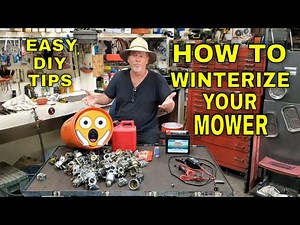 Winterize your lawnmower. How to DIY Battery, Fuel Stabilizer, Ethanol Free Gas or Exercise it.