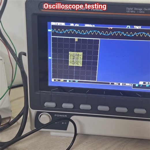 #oscilloscope #oscillation #rotation #University #uap Testing wavelength using oscilloscope