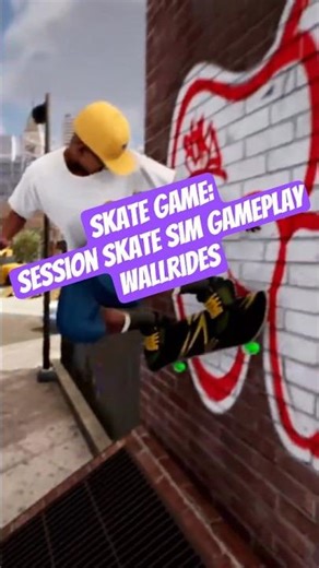 SKATE GAME: Wallride Session Skate Sim Gameplay #session #gaming #gameplay