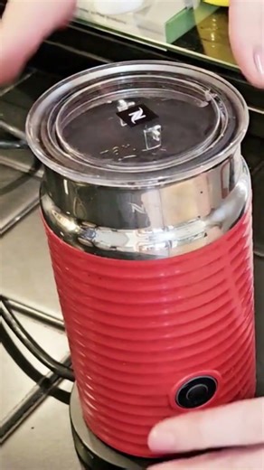 Hot or Cold Froth in 30 Seconds at Home #coffeeathome #milkfrother #nespresso #coffee #homecoffee