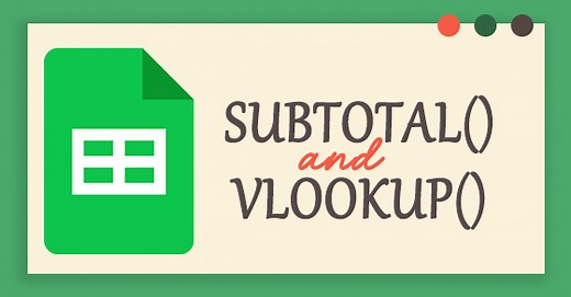 [Video] Cách kết hợp hàm SUBTOTAL với VLOOKUP trong Google Sheet - Thegioididong.com