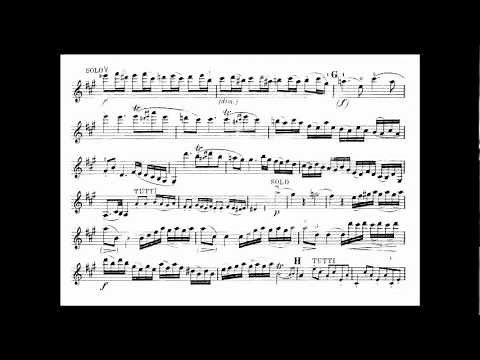 Mozart, Wolfgang A. mvt1 5th violin concerto KV 219