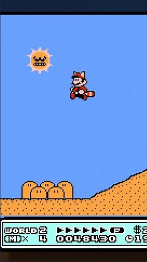 The Angry Sun in Super Mario 3! ☀️