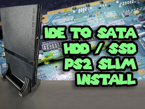 IDE TO SATA HDD / SSD - PS2 SLIM INSTALL