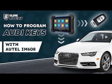 How to Program Audi Keys with Autel IM608