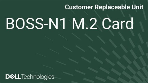 How to Replace a BOSS N1 Card on a PowerEdge T160