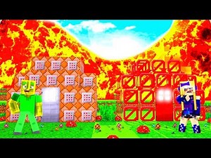 COMMAND BLOCK vs. BARRIERE HAUS - Minecraft TSUNAMI