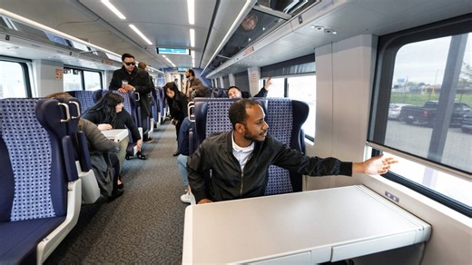 Amtrak’s new Valley cars have gentler ride, easier access. They’re also affordable & green