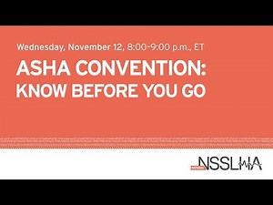 ASHA Convention 2025: Know Before You Go