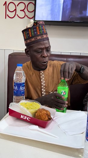 Enjoying a Meal at KFC: Fast-Food Dining Experience