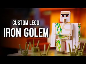 LEGO Minecraft: Custom Iron Golem Tutorial!
