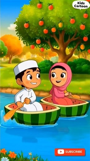 Alifun Baa for Kids l 3D Cartoon Song | Learn Arabic Alphabet Easy 🌙 #shortslearn