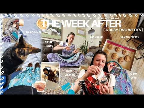 slowing down after a busy (& hectic) two weeks