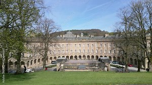 The Buxton Visitor Centre & The Buxton Crescent Experience in Buxton, Derbyshire, England, UK