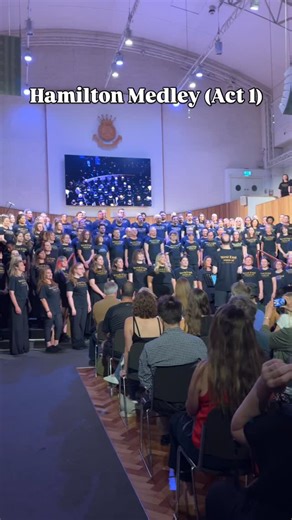 Our Hamilton Act 1 Medley in full. With a special guest in the middle 👀 Arrangement: @benjamindovey MD: @mjcullen10 #hamiltonwestend #hamilton #westend #westendchoir #musicaltheatrechoir #londonchoir #showchoir #londonwestend #communitychoir #stagey | West End Musical Choir