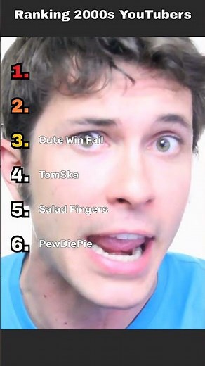 Ranking 2000s Youtubers