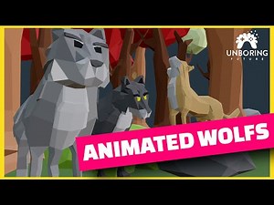 LOW POLY WOLFS - Animations