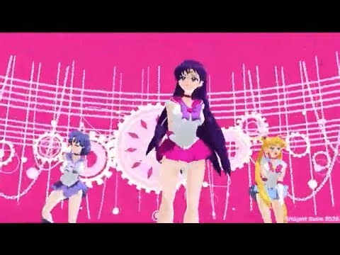 (MMD Nanoem) Sailor Moon - Paparazzi (Chipettes Version)