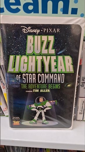 Disney's Buzz Lightyear of Space Command VHS Tape Movie collectible item #goldhunter137