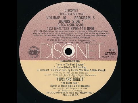 All Right Now (Disconet) - Pepsi + Shirlie