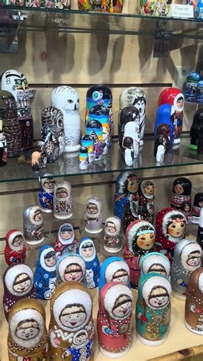 SITKA. ALASKA.Super unique Matryoshka dolls and owl designs #toys