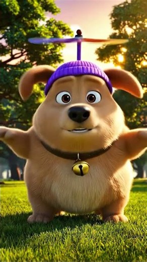 Dogzo Flies with a Head Propeller – Hilarious Chubby Dog 3D Adventure!