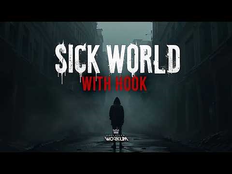 "Sick World" (with hook) | Rap Instrumental | Dark Freestyle Beat