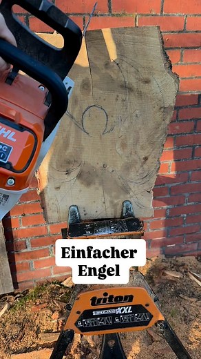 Los geht’s 🪽 #engel #angel #kettensägenkunst #chainsawcarving #holzkunst #schnitzenmitdermotorsäge #anleitung #tutorial | holzschwestern.de