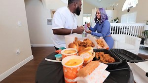 126K views · 1K reactions | Popeyes Chicken Mukbang Challenge (Rock Paper Scissors Food Challenge) QUEEN BEAST & Husband | Mukbang & Eating show | Facebook