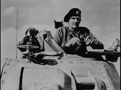 A speech by Montgomery addressing the 8th army