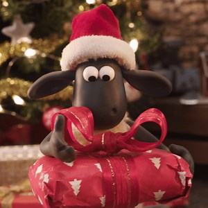 Shaun the Sheep is making holiday celebrations a little greener with Merino wool, the planet-friendly fibre that endures. | The Woolmark Company