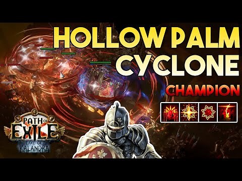 [3.22] Hollow Palm Cyclone Build | Champion | Trial of the Ancestors | Path of Exile 3.22