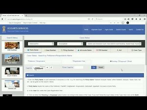FIR Number Search - District Court Services