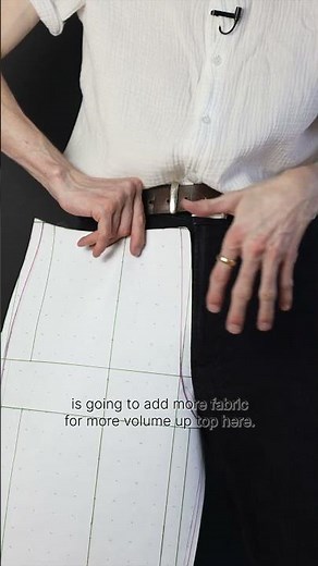 Making Pants Fit Your Belly | #patterndrafting #sewing