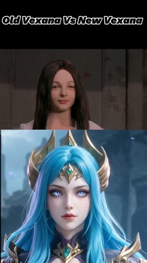 Old Vexana 🧛 Vs New Vexana 😍♥️