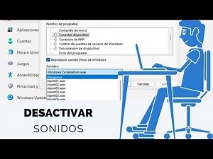 Desactivar sonidos al quitar o conectar dispositivos usb en Windows 11