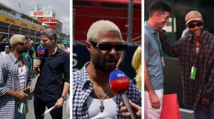 Gnabry bei der Formel 1 in Barcelona: Eine Frage bringt Bayern-Star aus der Fassung