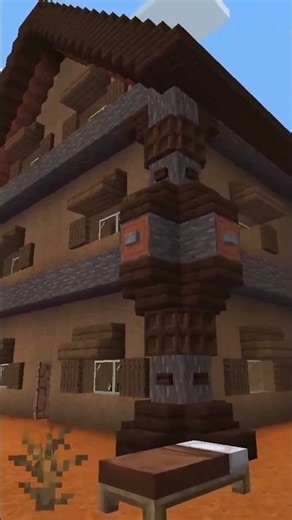 My house in the Minecraft badlands looks much better now!